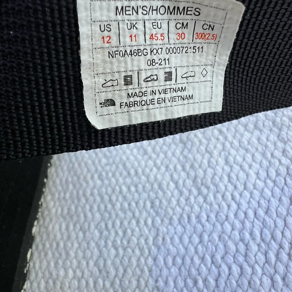 The North Face shoes are